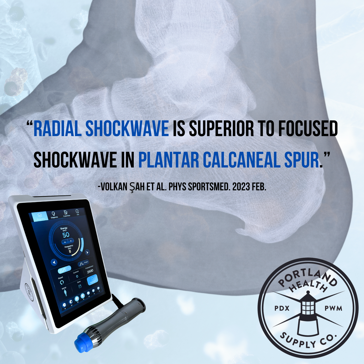 Radial Shockwave Trial – Portland Health Supply