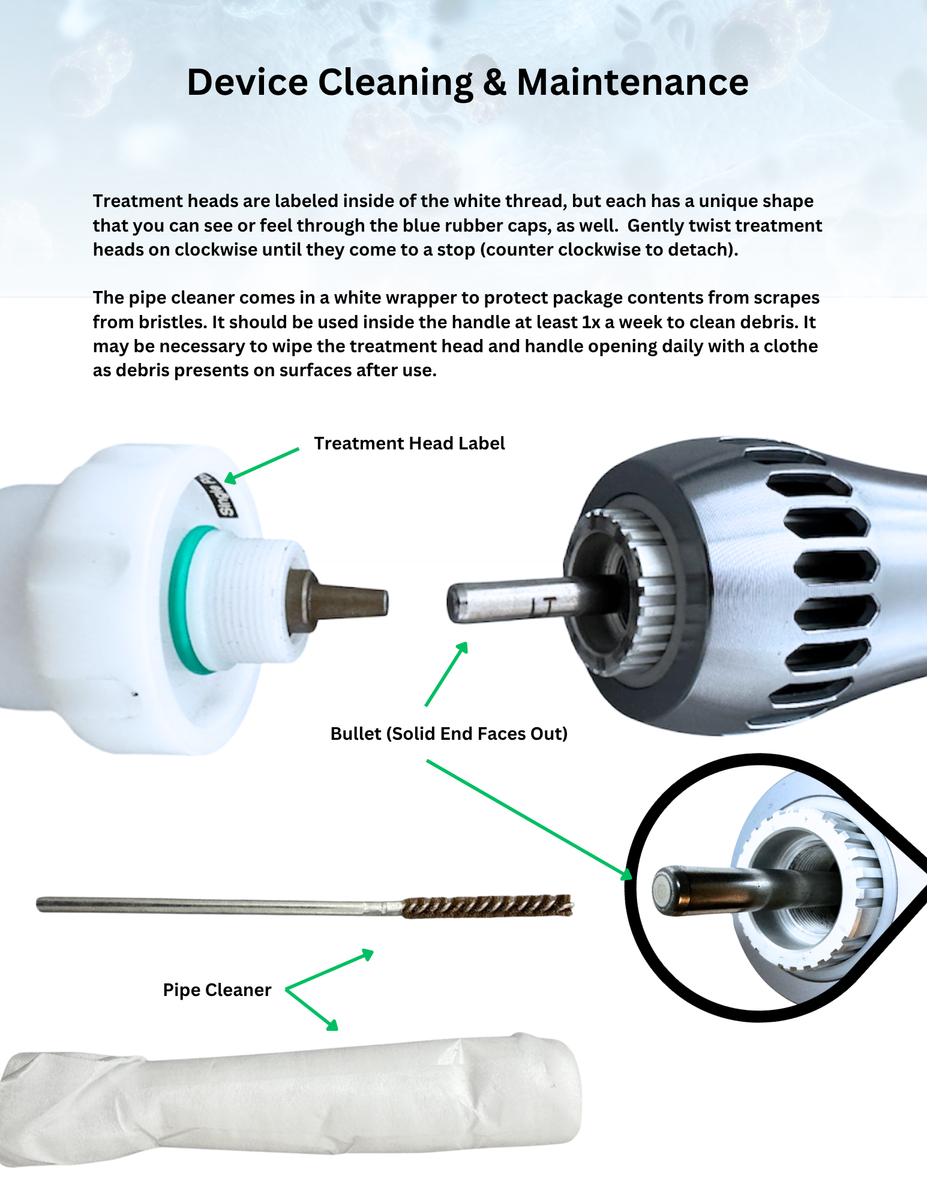 Attachment head (radial shockwave) – Portland Health Supply